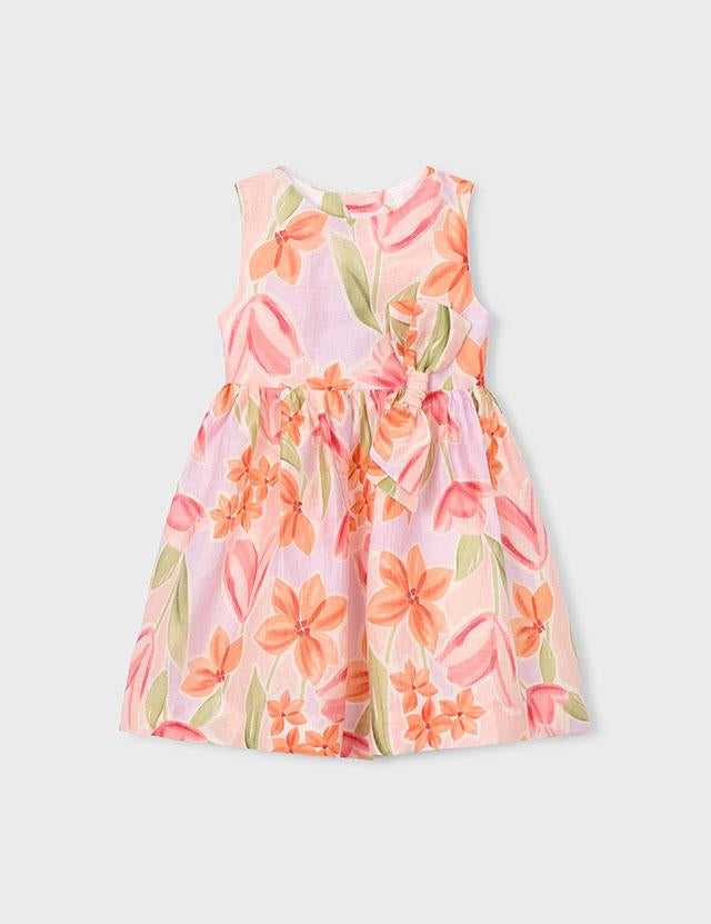 Vestito cerimonia fiori bambina 