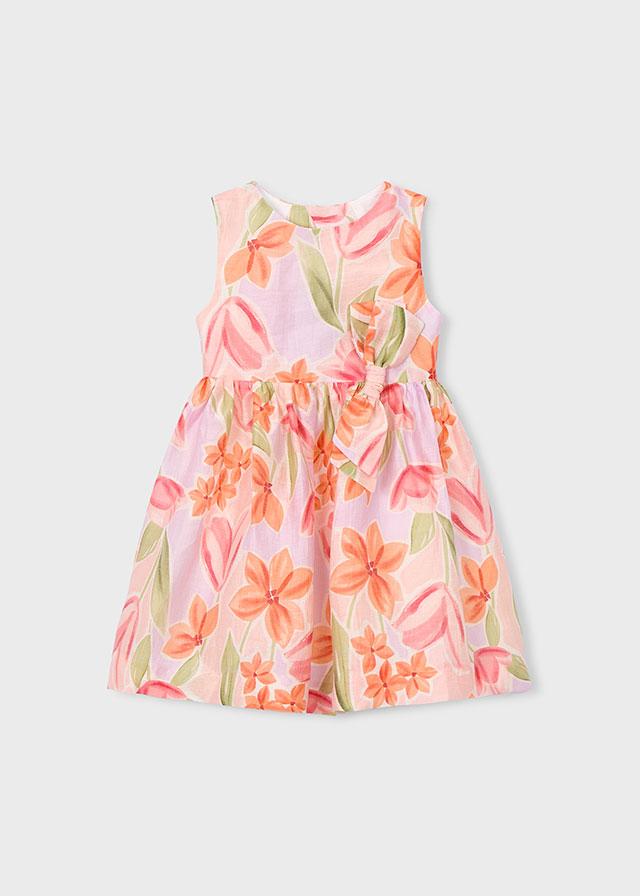 Vestito cerimonia fiori bambina 