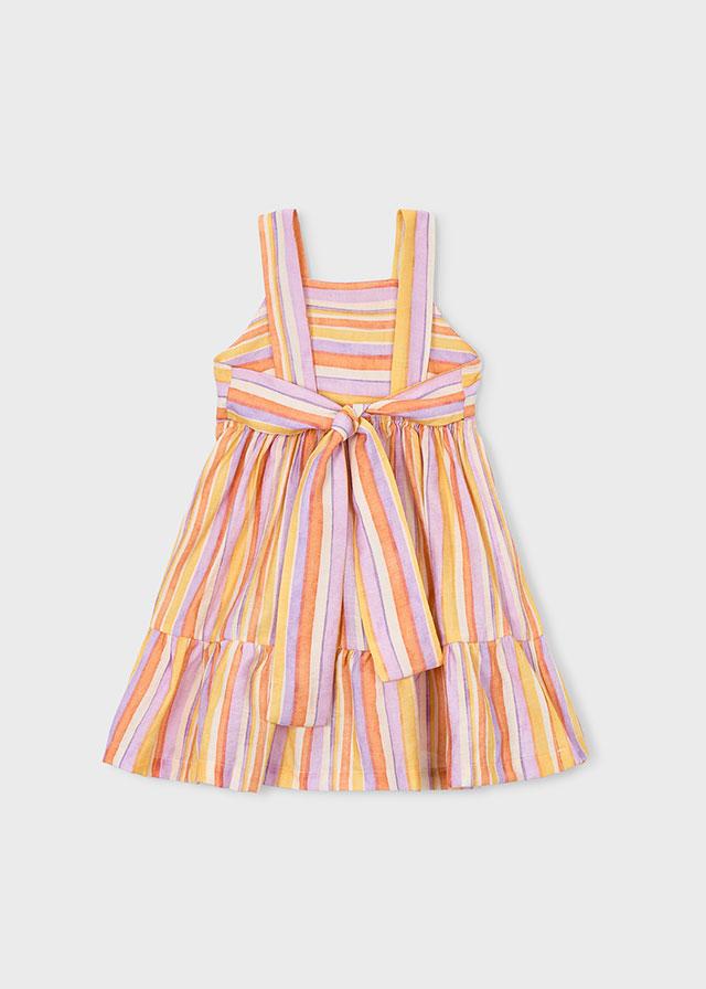 Vestito mille righe bambina 
