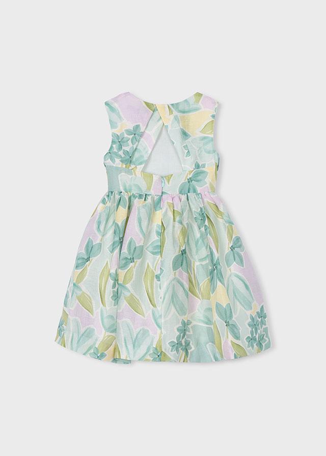 Vestito cerimonia fiori bambina 