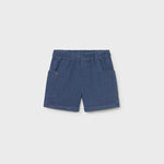 Bermuda bambula effetto jeans neonato 