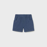 Bermuda bambula effetto jeans neonato 