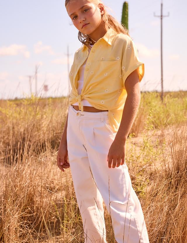 Pantalone denim bull ragazza 