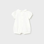 Set 2 pigiami corti ricamati neonata 