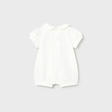 Set 2 pigiami corti ricamati neonata 