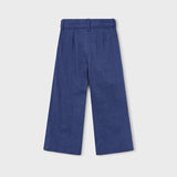 Pantalone in lino ricamato bambina 