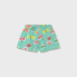 Pantaloncino punto stampato neonata 