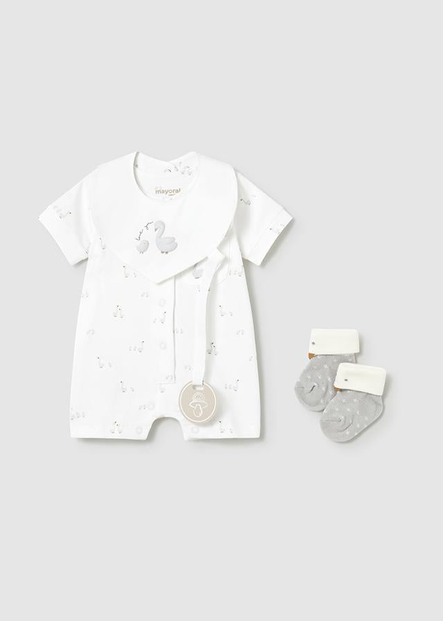 Set regalo pigiama corto neonato 