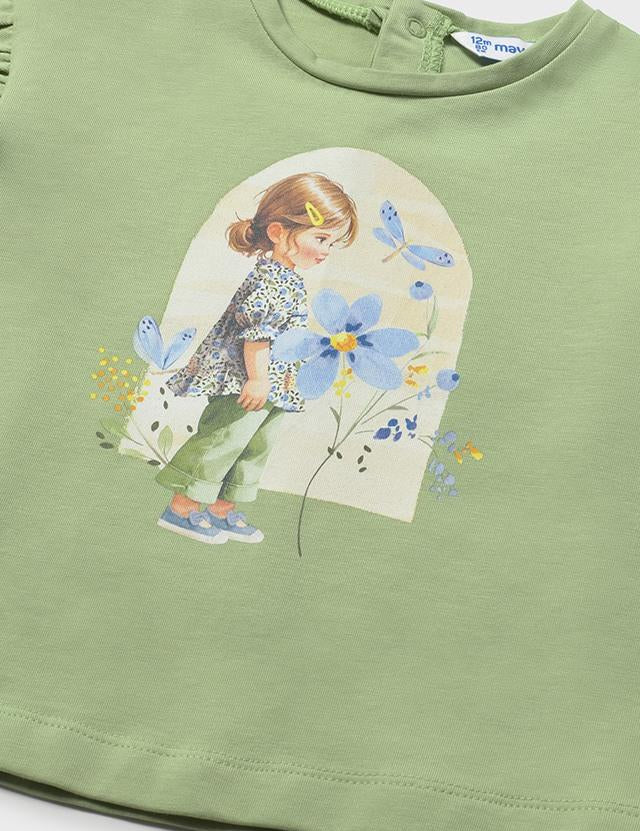 Maglietta stampa neonata 