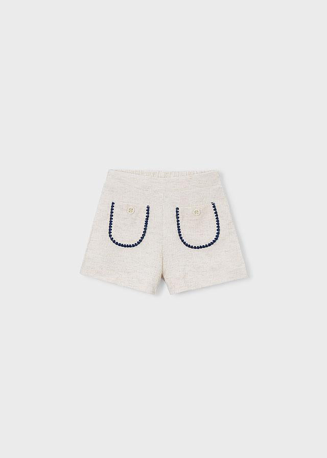 Pantaloncino tasche bambina 