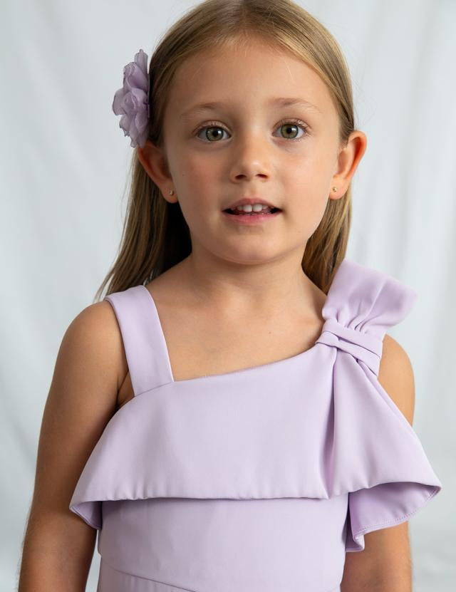 Tuta con fiocchi bambina 