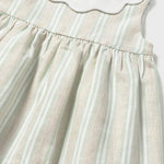 Vestito righe neonata 