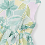 Vestito cerimonia fiori bambina 