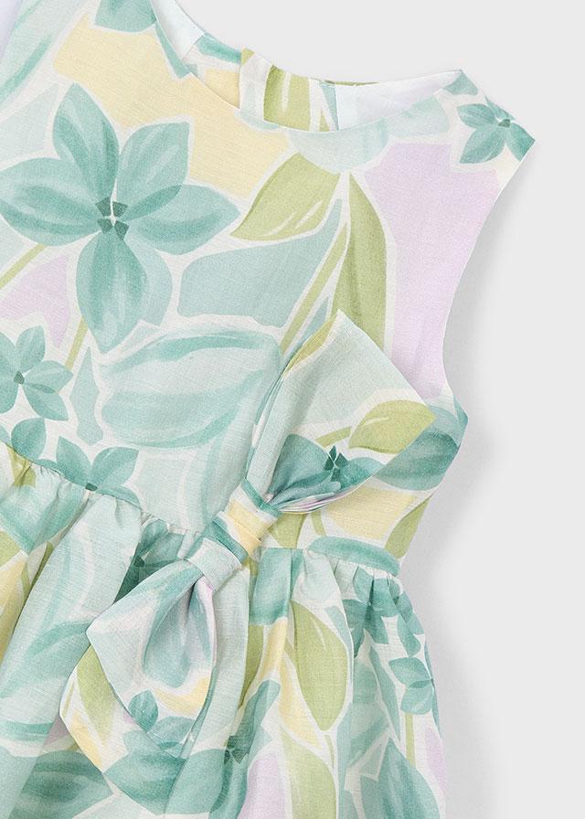 Vestito cerimonia fiori bambina 