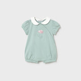 Set 2 pigiami corti ricamati neonata 