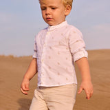 Bermuda in lino elegante neonato 