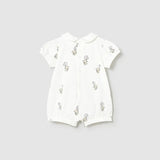 Set 2 pigiami corti ricamati neonata 