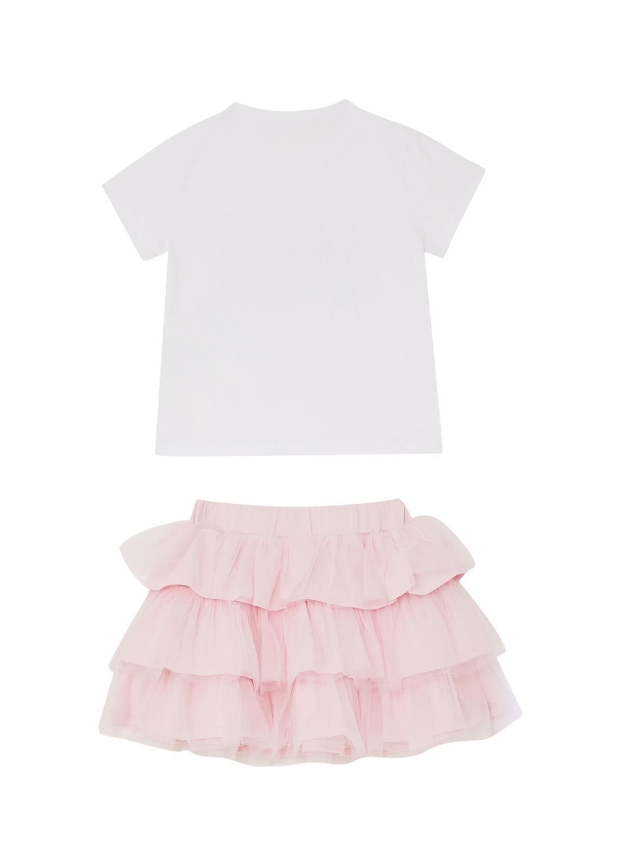 Completp T-Shirt + Gonna bambina LiuJo 