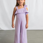 Tuta con fiocchi bambina 