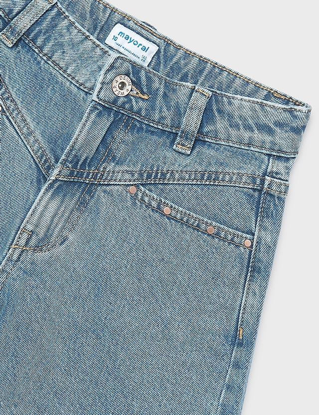 Shorts jeans borchie ragazza 