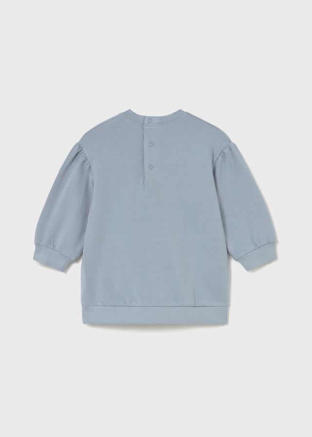 Vestito felpa grafica neonata Mayoral 