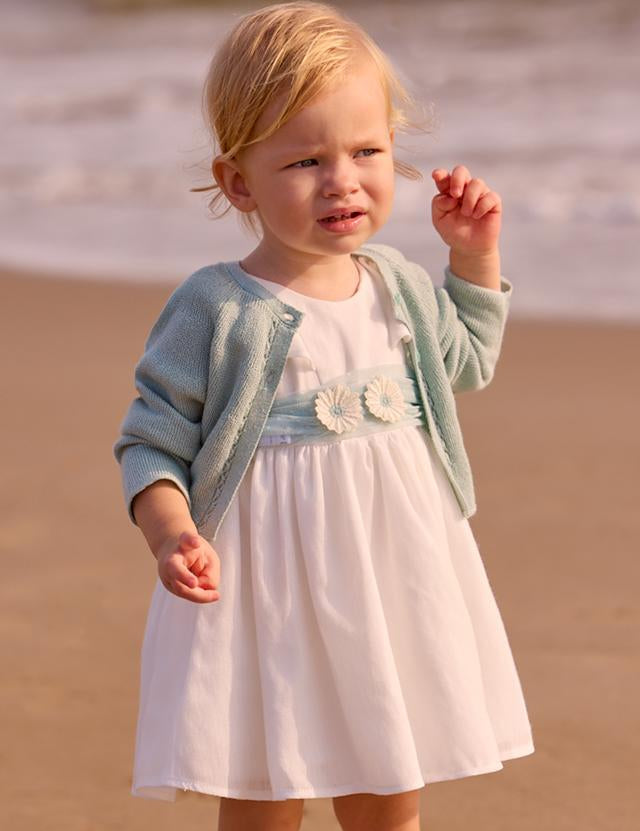 Vestito fascia tulle neonata 