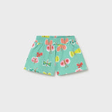 Pantaloncino punto stampato neonata 