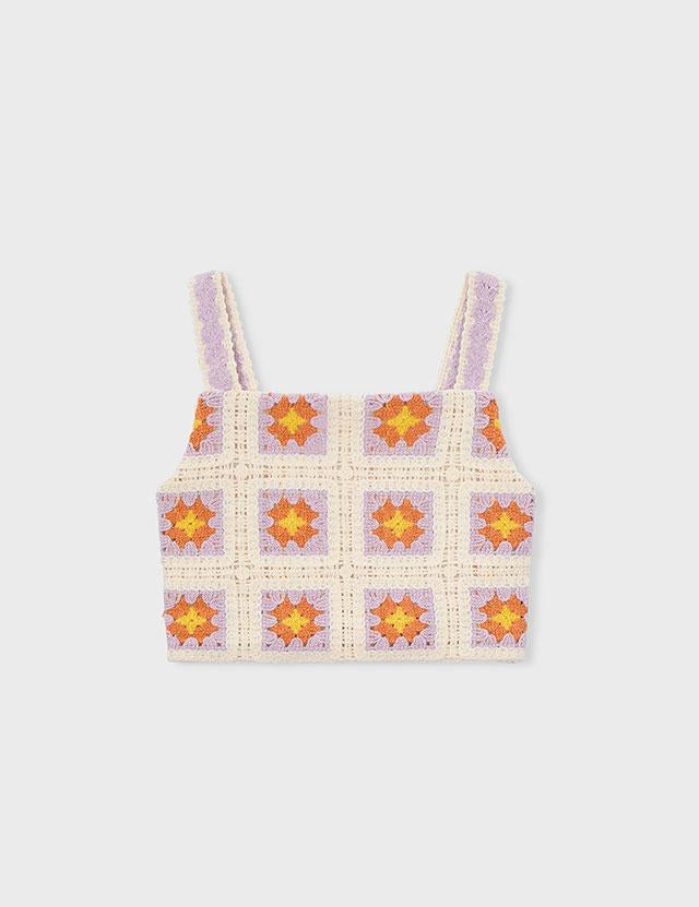 Top crochet bambina 