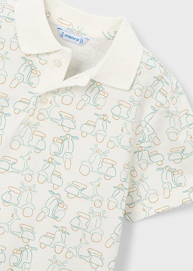 Polo stampata bambina 