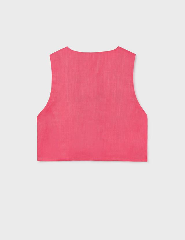 Gilet con bottoni ragazza 