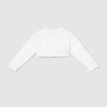 Cardigan bolero basic tricot neonata 