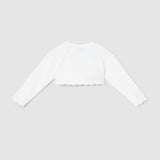Cardigan bolero basic tricot neonata 