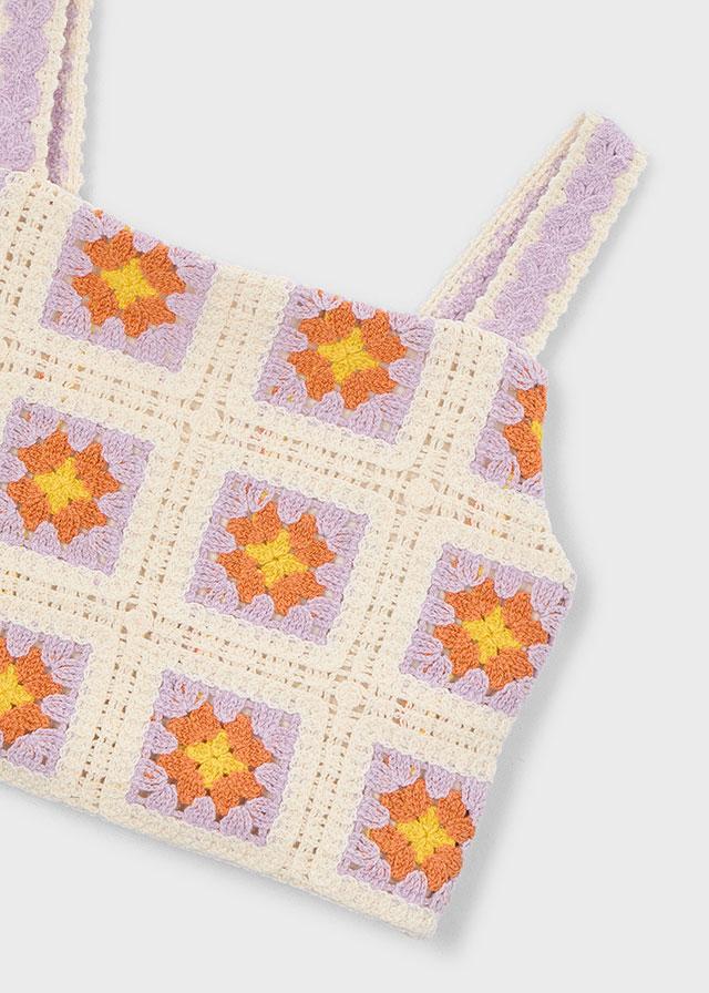 Top crochet bambina 