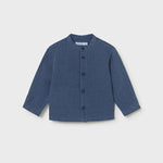 Camicia jeans manica lunga neonato 