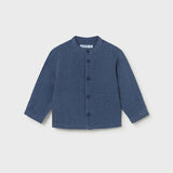 Camicia jeans manica lunga neonato 