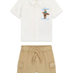 Completo polo e bermuda neonato Guess 