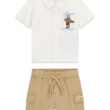 Completo polo e bermuda neonato Guess 