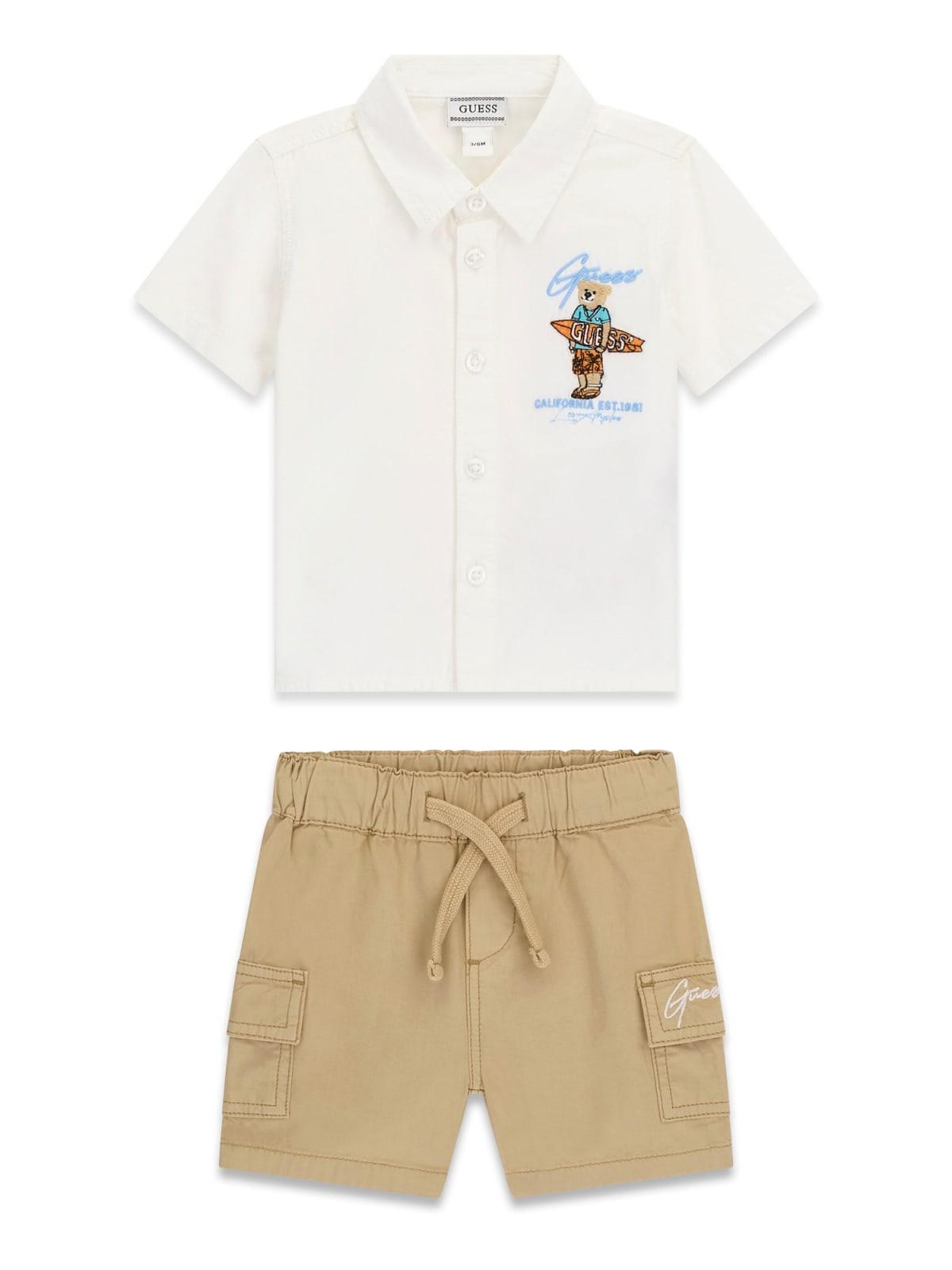 Completo polo e bermuda neonato Guess 