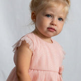 Vestito tulle plissettato neonata 