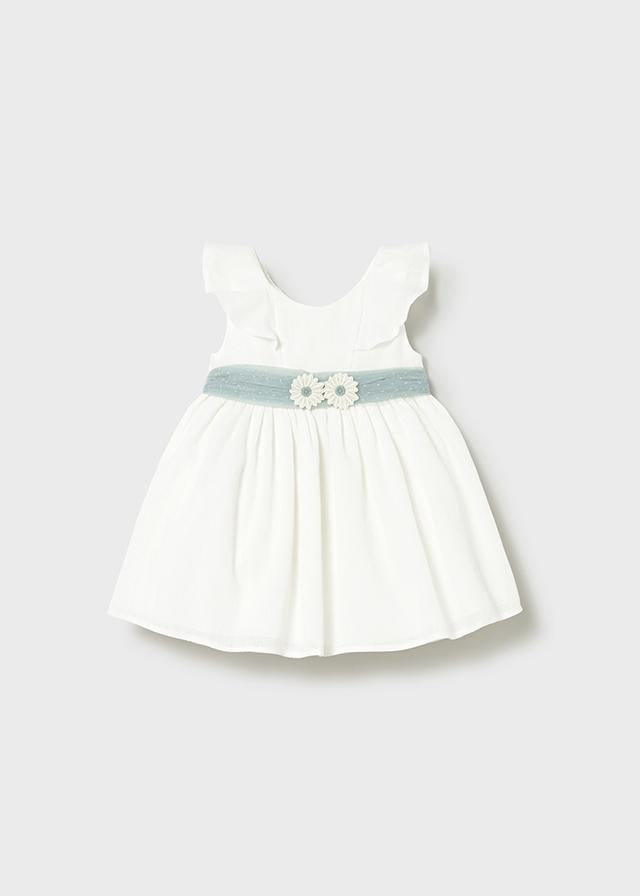 Vestito fascia tulle neonata 