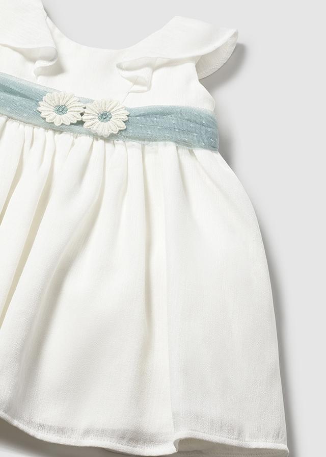 Vestito fascia tulle neonata 