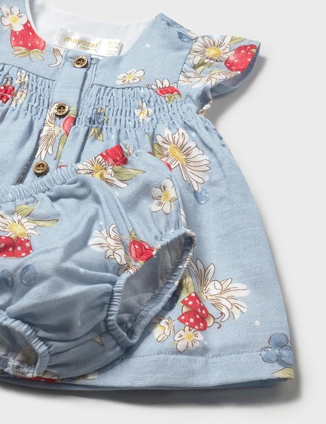 Vestito fragole neonata 