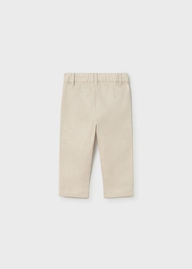 Pantalone lino elegante neonato 