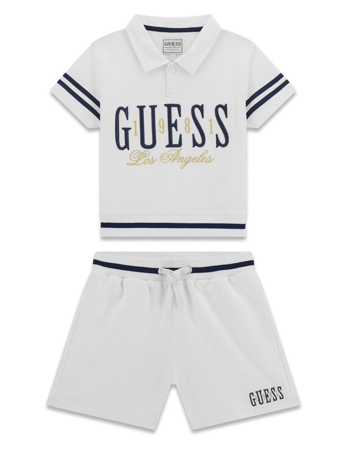Completo polo e burmuda ragazza Guess 