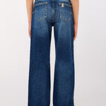 Jeans logato con strass ragazza LiuJo 
