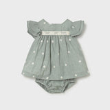Vestito con copripannolino neonata 