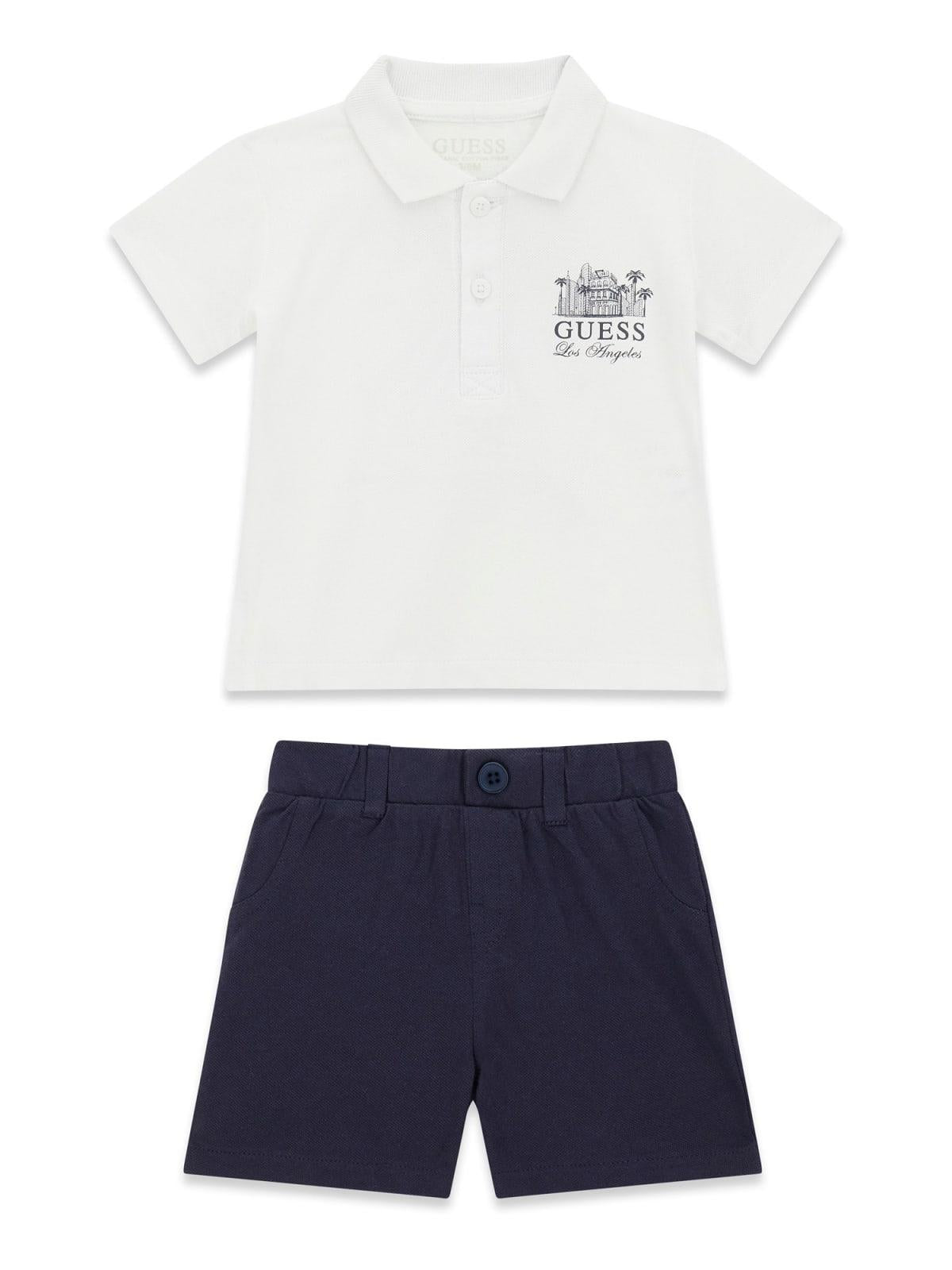 Completo polo e bermuda neonato Guess 