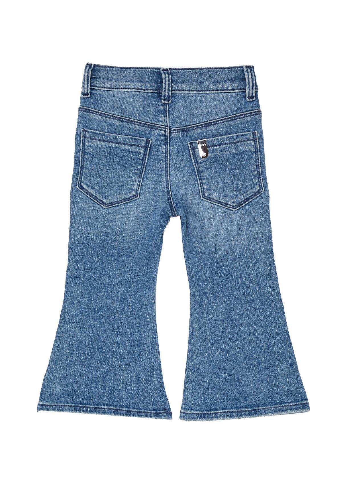 Jeans zampa con borchie bambina LiuJo 