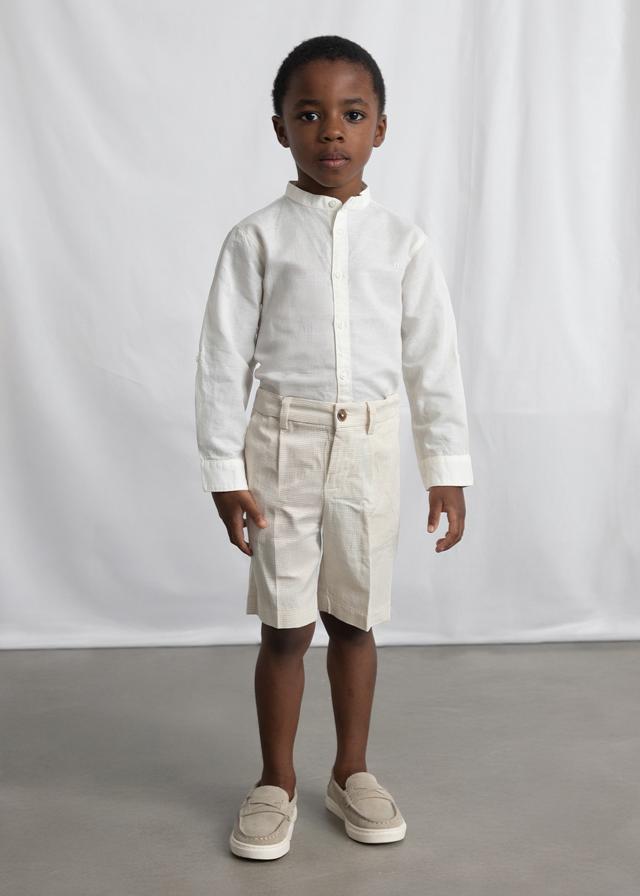 Camicia manica lunga colletto alla correana bambino 
