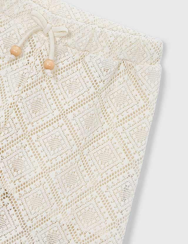 Pantalone lungo crochet bambina 